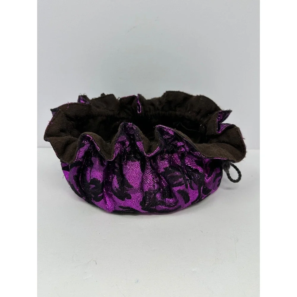 Silversac Flannel Lined Jewelry Crystal Trinket Bag Pouch Drawstring 8 pocket E1